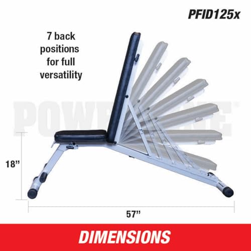 Powerline   Panca inclinata Ripiegabile, già assemblata : Sport e tempo libero
