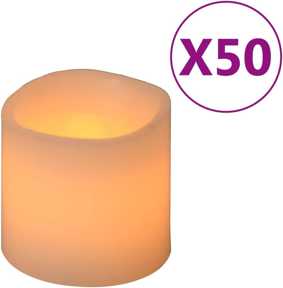 Dieser Artikel: Elektrische LED-Kerzen, 50 Stück, warmweiß, schön
