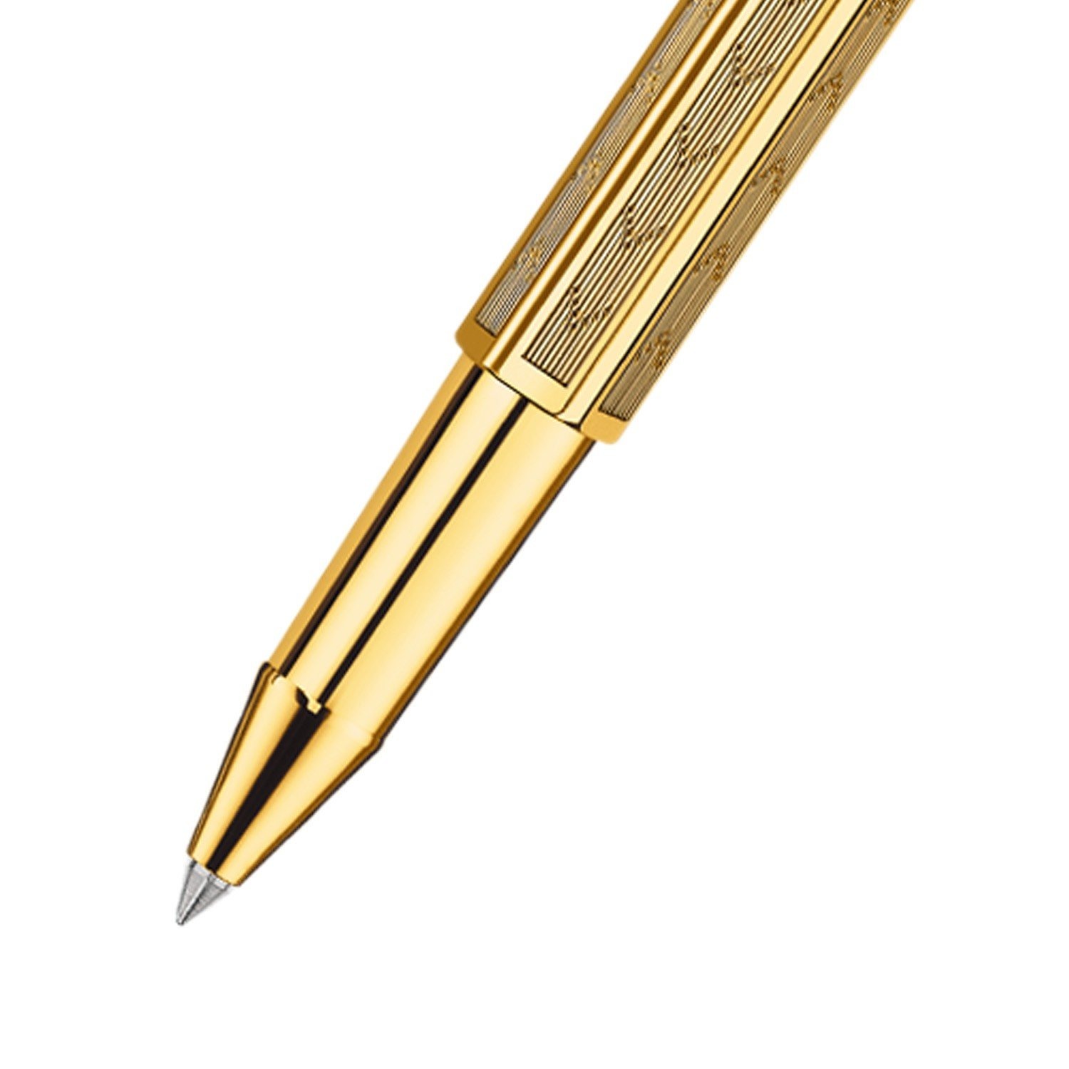 Caran d'Ache Ecridor Chevron Gilded Rollerball Pen Gold