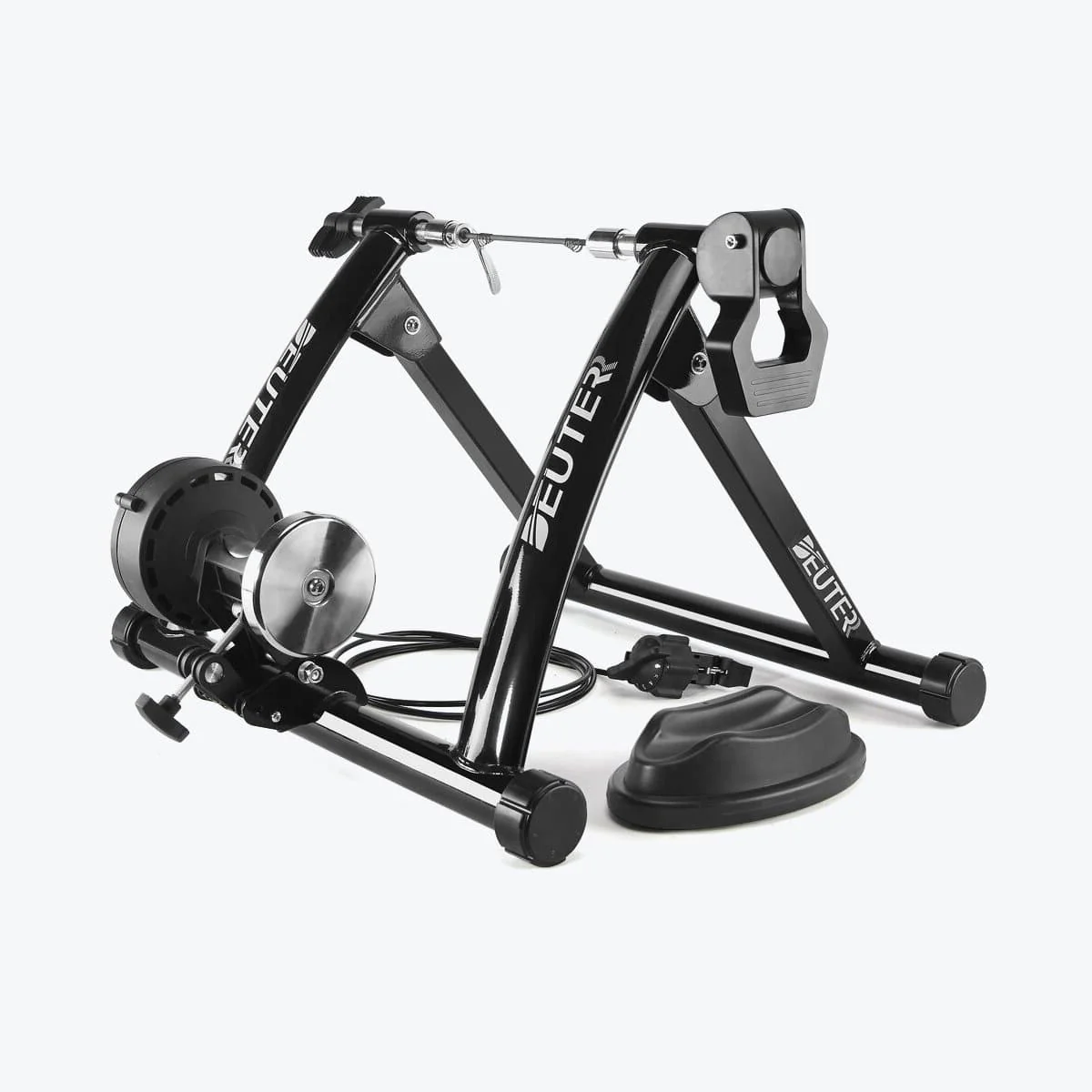 2025 Opvouwbare en Draagbare Fiets Trainer met 6 Weerstandsniveaus �C Stille Magnetische Weerstand, Snelklembevestiging