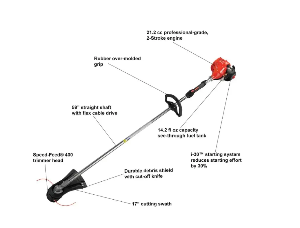 ECHO SRM-225 Rechtstengel Bosmaaier 2-takt Benzine 21,2 cc