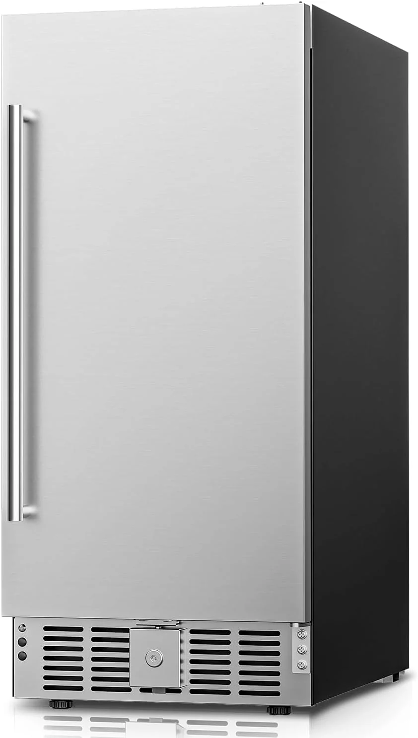 Beverage Refrigerator Cooler - 126 Can Mini Fridge Glass Door for Drinks Soda Beer Wine - Small Refrigerator for Office Bedroom Home Bar. 4 Adjustable Shelves. 3.2 Cu.Ft. Silver