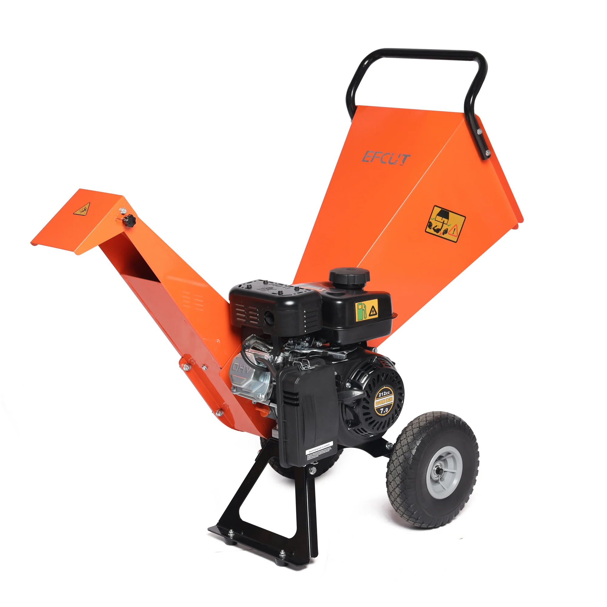 EFCUT R30 Houtversnipperaar - Shredder Mulcher, 7PK Benzine, Compact Ontwerp, Max Capaciteit 3 Inch (R0)