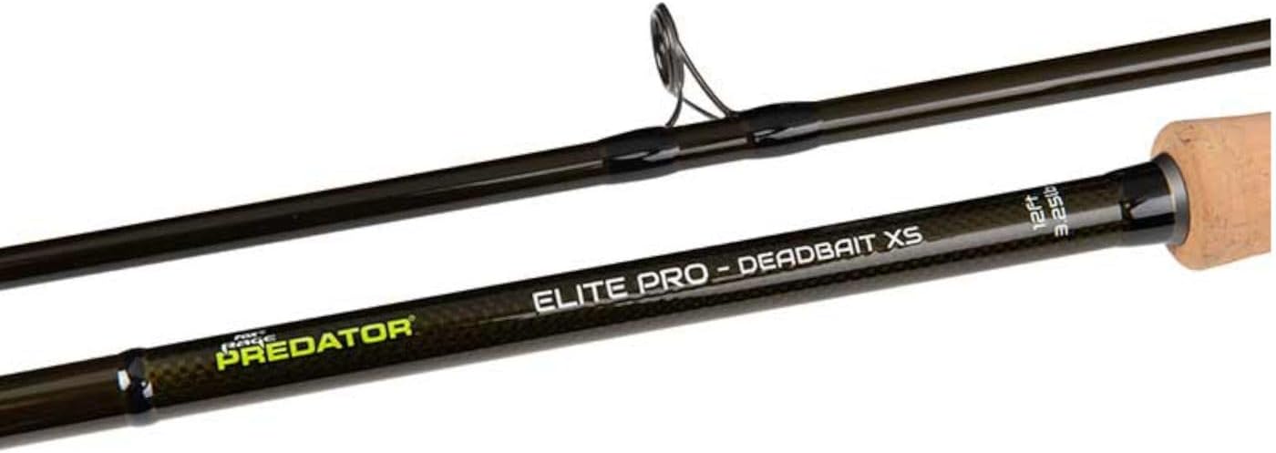 Fox Rage Predator Elite Pro 3.25lb 12ft Deadbait XS - Angelrute, Hechtrute, Rute zum Deadbaiten, Steckrute