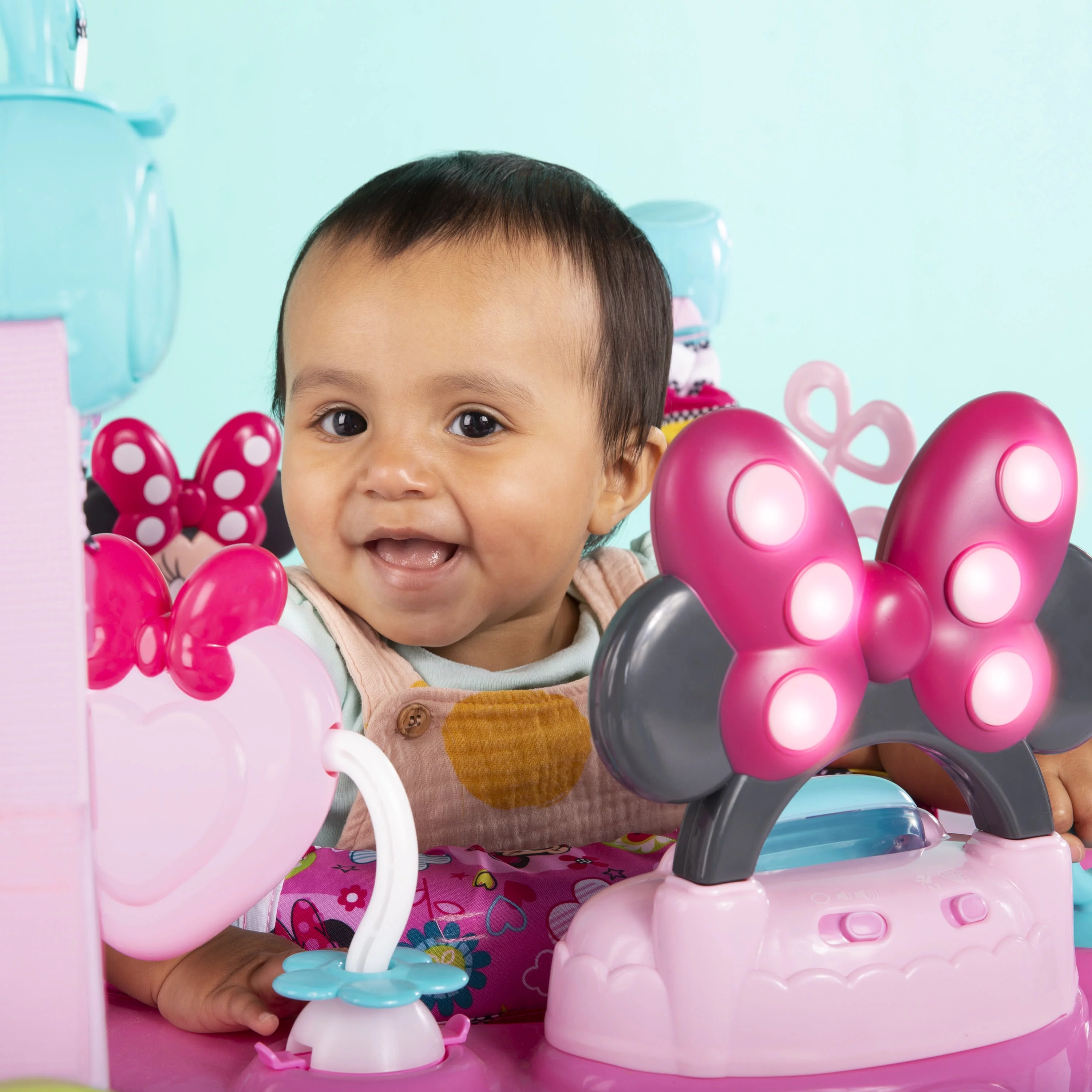 Bright Starts Disney Baby Minnie Mouse PeekABoo Activiteitenwip met Licht en Muziek, vanaf 6 maanden