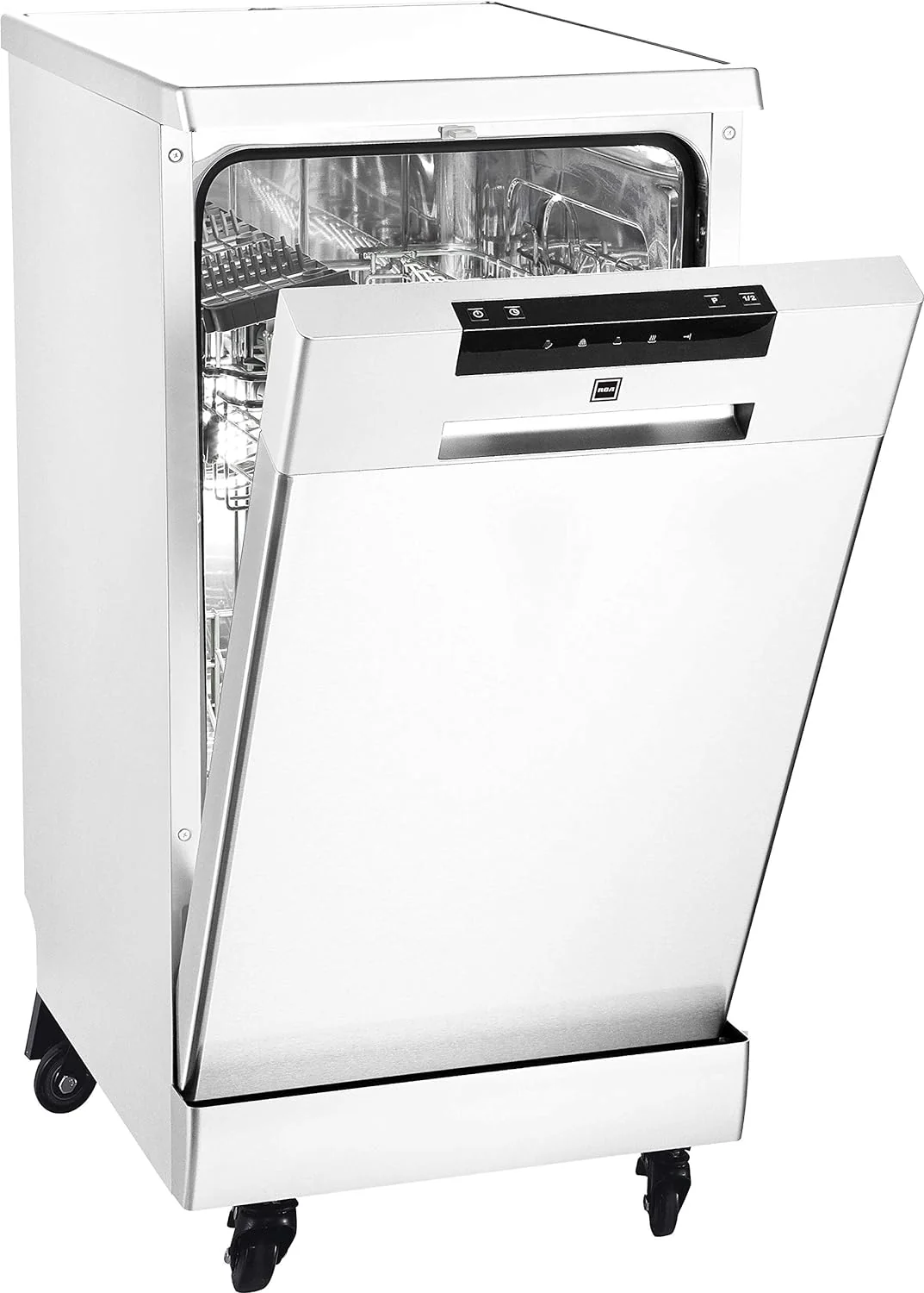 Portable Dishwasher. 18in Wide. 8 Place Settings Capacity. White