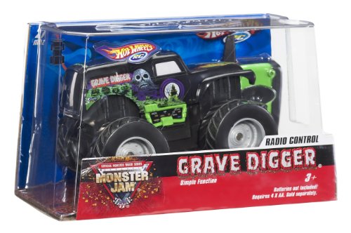 Hot Wheels Monster Jam Big Rides   Grave Digger : Giochi e giocattoli