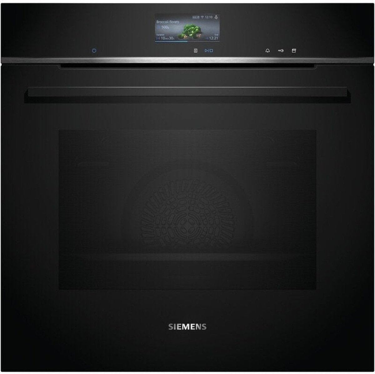 Siemens HB578GBS3, iQ500, Einbau-Backofen 60 x 60 cm, activeClean Pyrolyse Selbstreinung, TFT-Display, 3D Heißluft, Schnellaufheizung, cookControl40 Automatikprogramme, softMove, Edelstahl