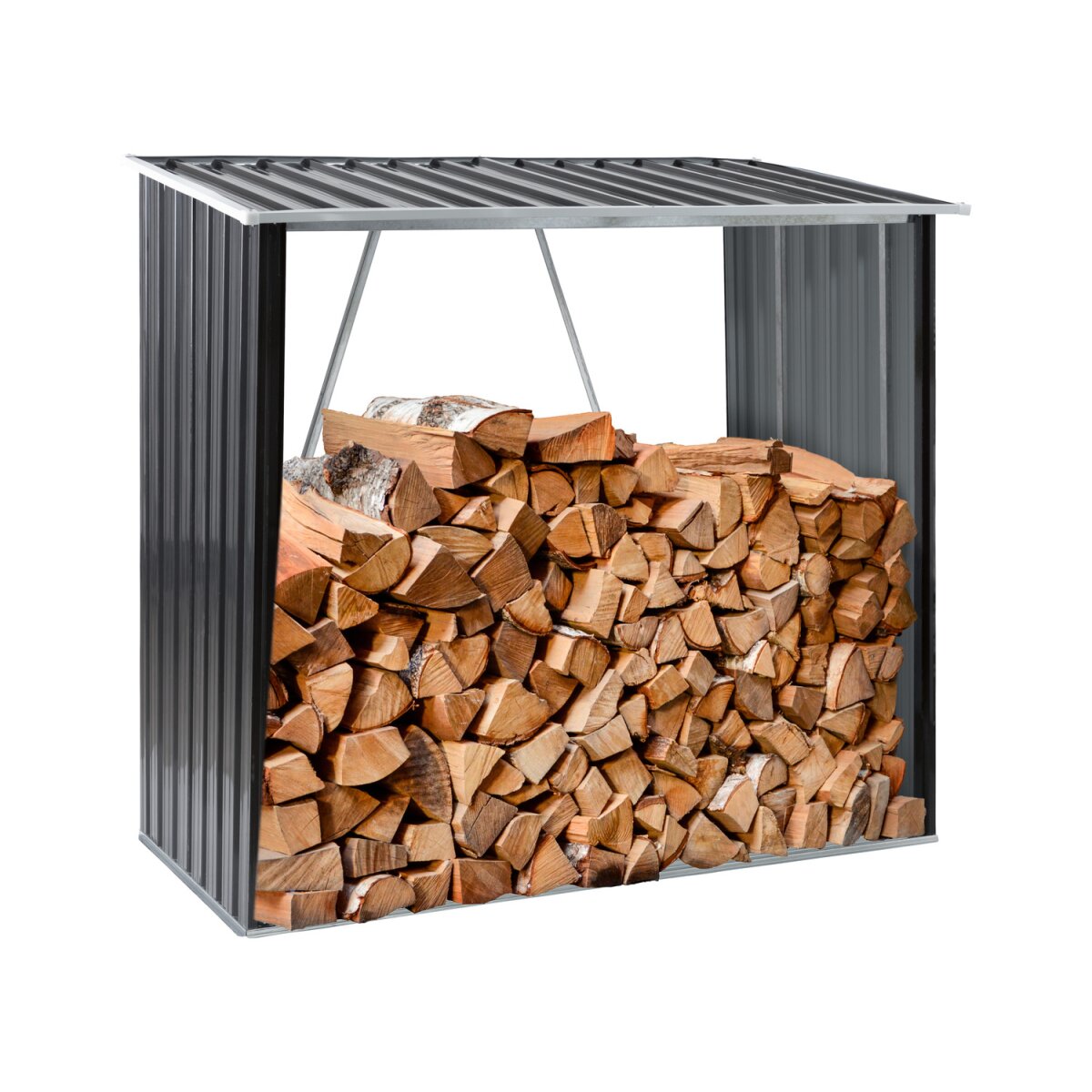 PARKSIDE® Kaminholzregal, 1,45 m², aus Metall - B-Ware neuwertig