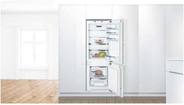 Bosch KGN36NWEA Serie 2 Kühl-Gefrier-Kombination, 186 x 60 cm, 215 L Kühlen & 87 L Gefrieren, NoFrost nie wieder abtauen, LED-Beleuchtung gleichmäßige Ausleuchtung