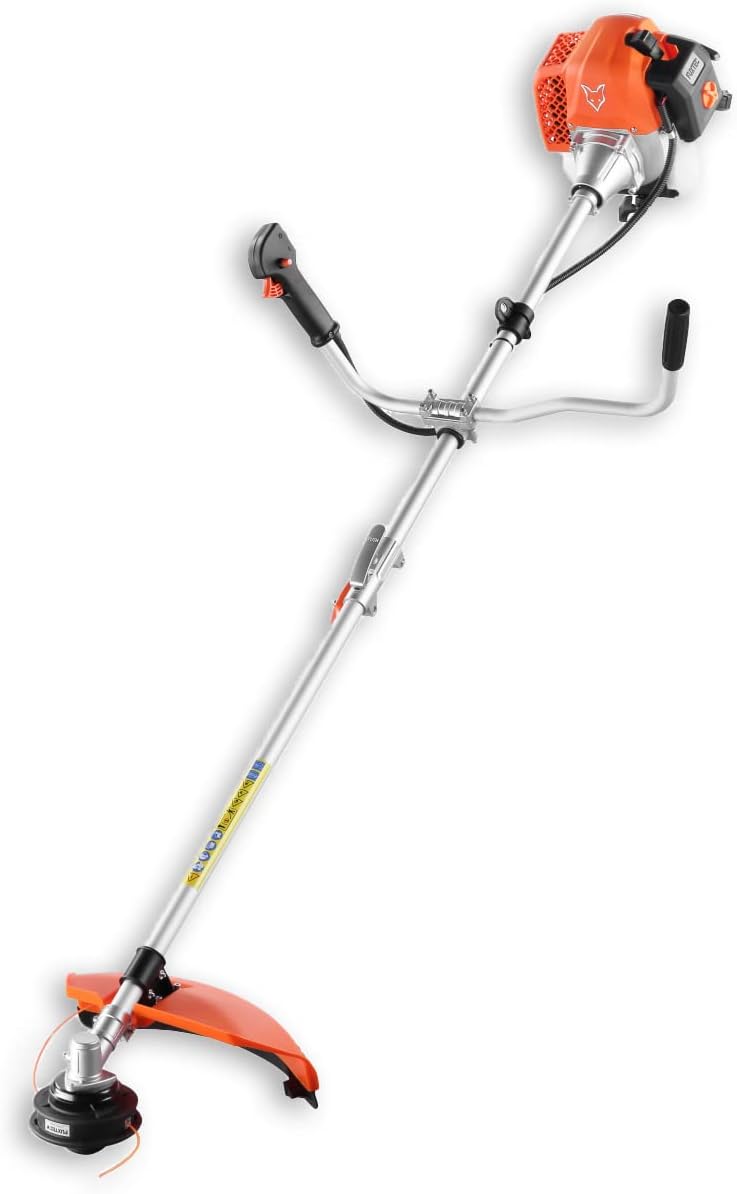 FUXTEC Benzin Motorsense FX-MS152 mit 52 cc, 2in1 Multitool, Profi-Tragegurt und 3 PS Leistung Trimmer Rasentrimmer Freischneider fs Faden 2-Takt, getestet in der Oberklasse mit Note 1,4 Easy Starter