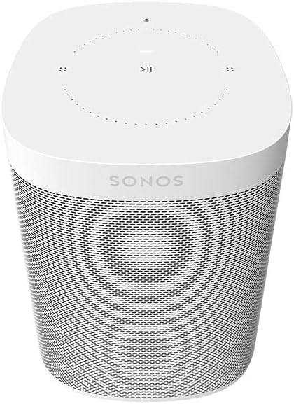 Sonos One Smart Speaker, schwarz – Intelligenter WLAN Lautsprecher mit Alexa Sprachsteuerung, Google Assistant & AirPlay – Multiroom Speaker für unbegrenztes Musikstreaming