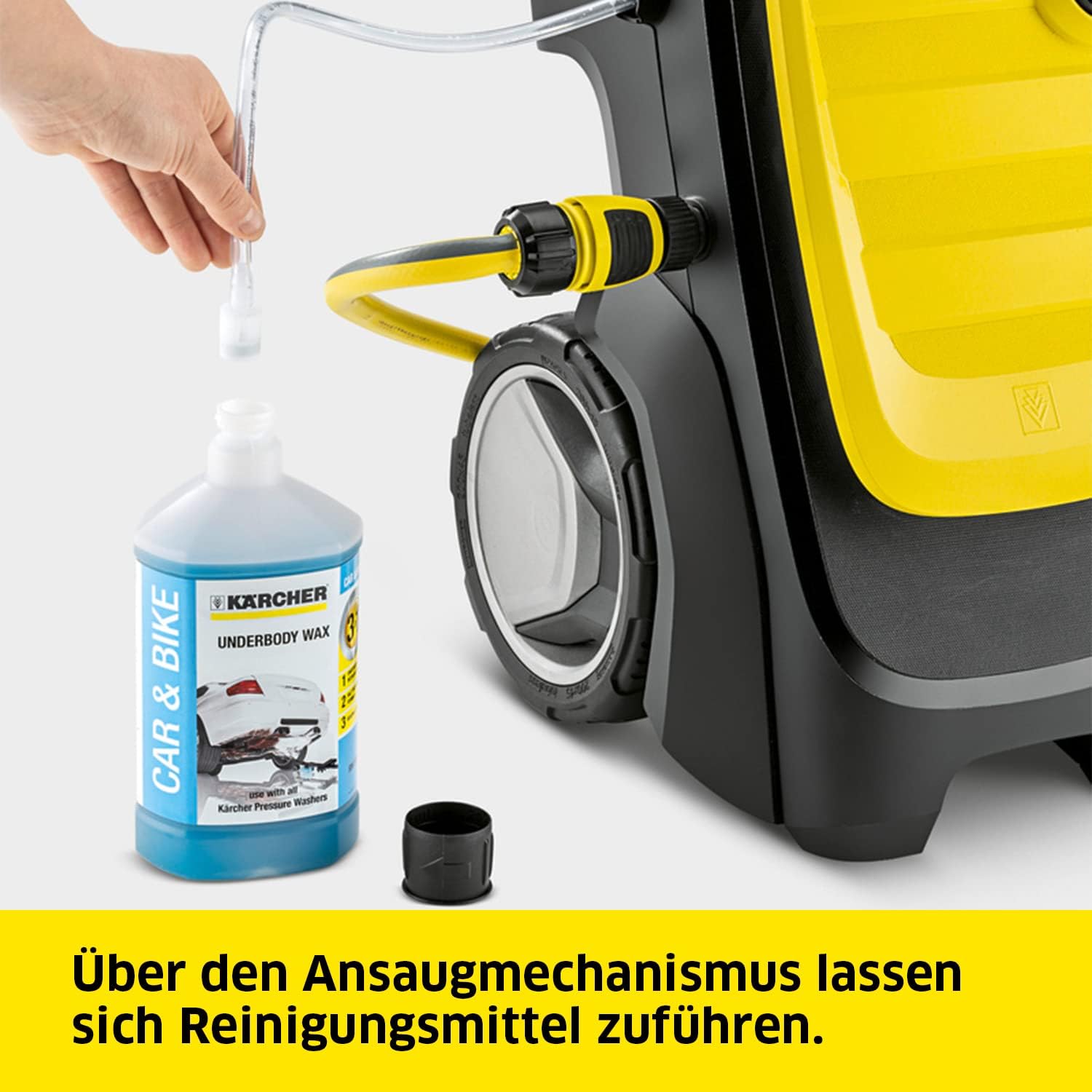 Krcher Hochdruckreiniger K 7 Premium Power Home, Druck: 180 bar, Durchfluss: 600 l/h, Flchenleistung: 60 m/h, Leistung: 3.000 W, Schlauchtrommel, mit Pistole, Dreckfrser, Strahlrohr