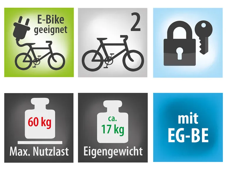 Fahrradträger »Premium II«, für 2 Räder, abschließbar