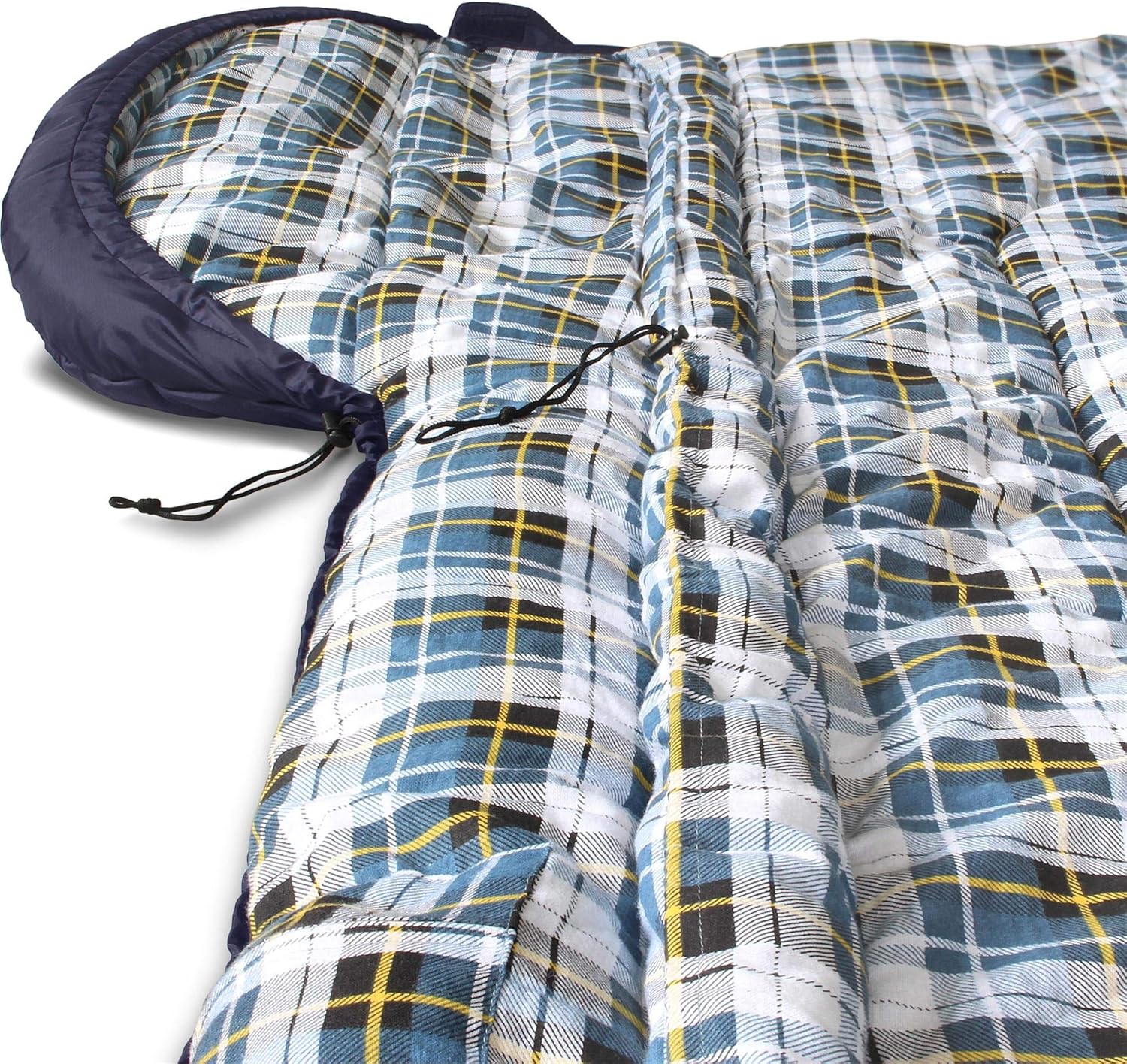 normani 4-in-1-Funktion Extrem Outdoor Schlafsack 'Antarctica' aus Nylon Rip-Stop mit 500 + 250 g/m² Hollow Fiber Füllung 220 x 90 cm