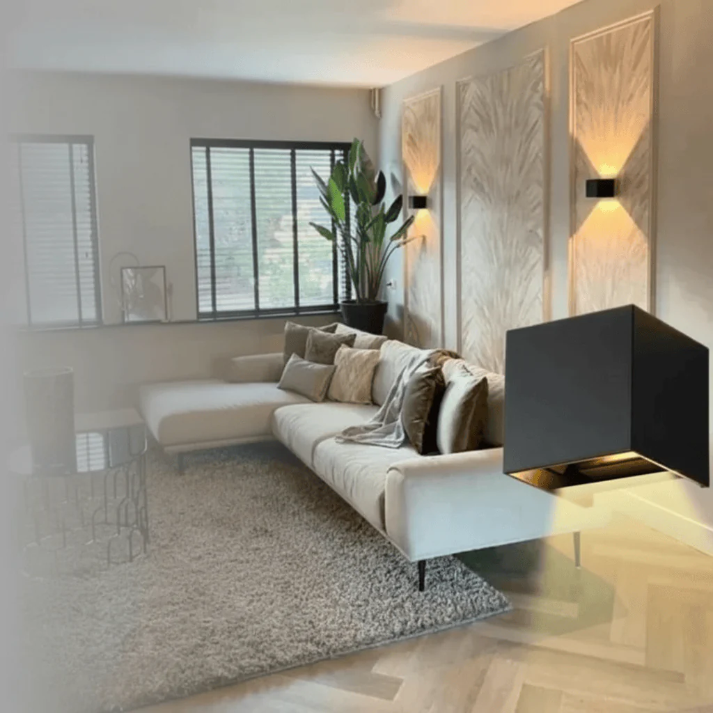 LumiCube MotionGlow Wall Lamp | Cordless Rechargeable LED Light with Sensor