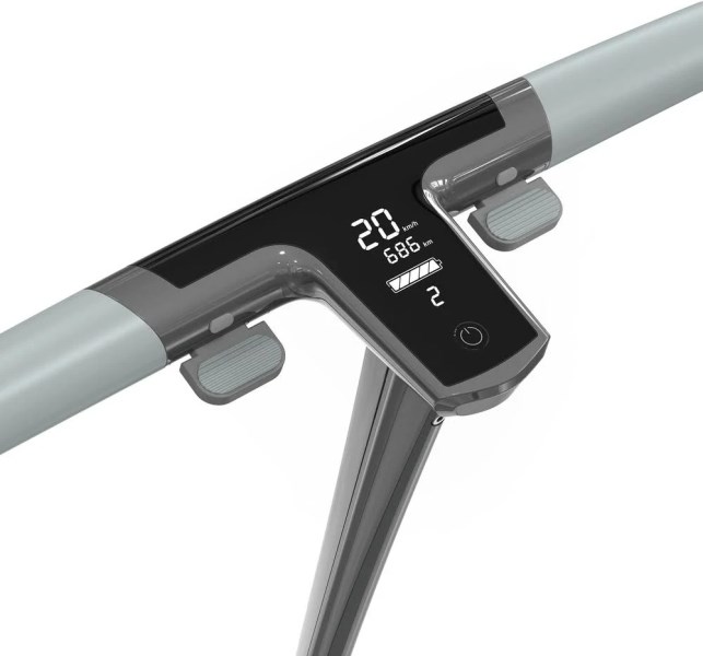 Unagi – The Model One E350 Ultralight Foldable Electric Scooter 15mi Max Operating Range & 15.5mph Max Speed – Grey