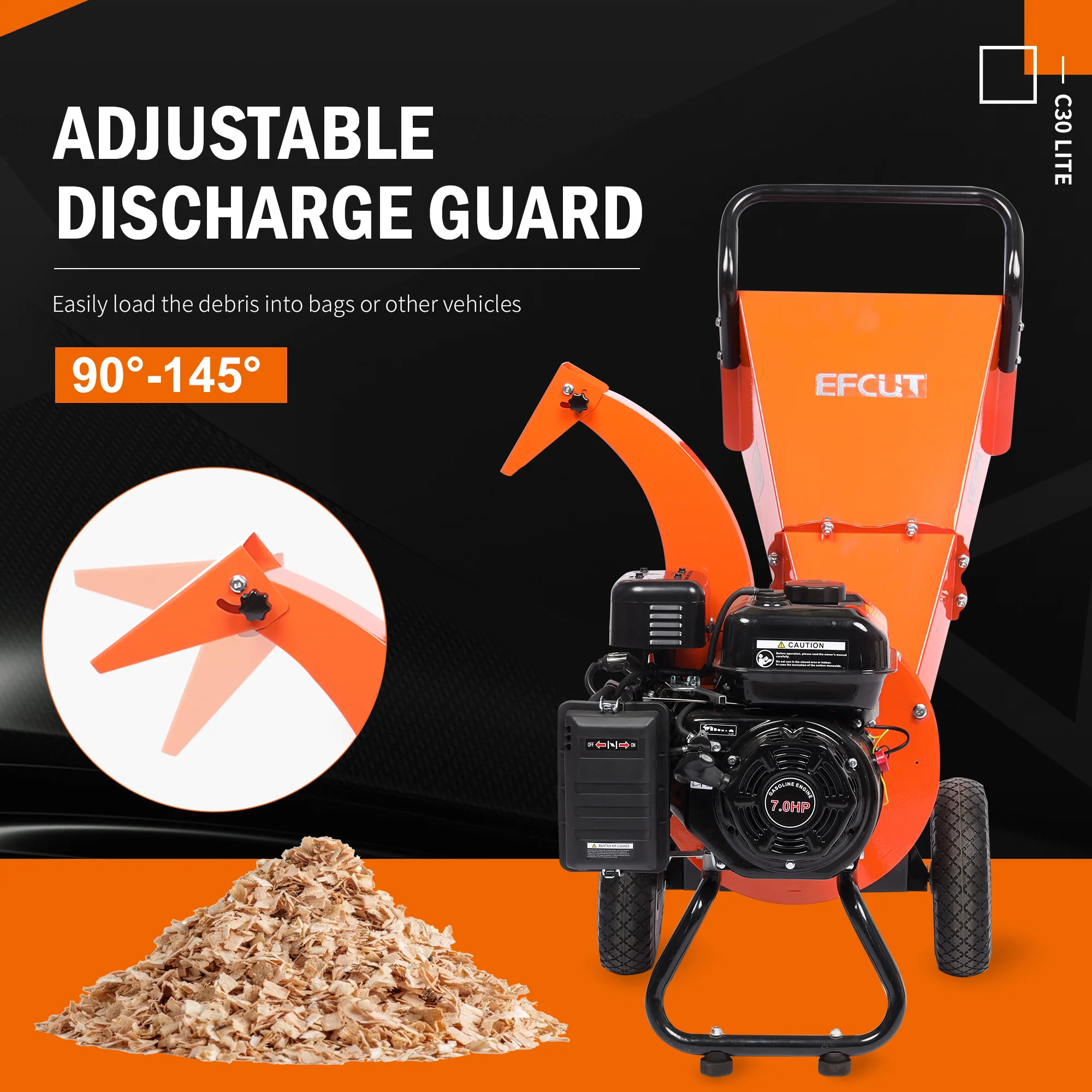 EFCUT C30 LITE Houtversnipperaar Shredder