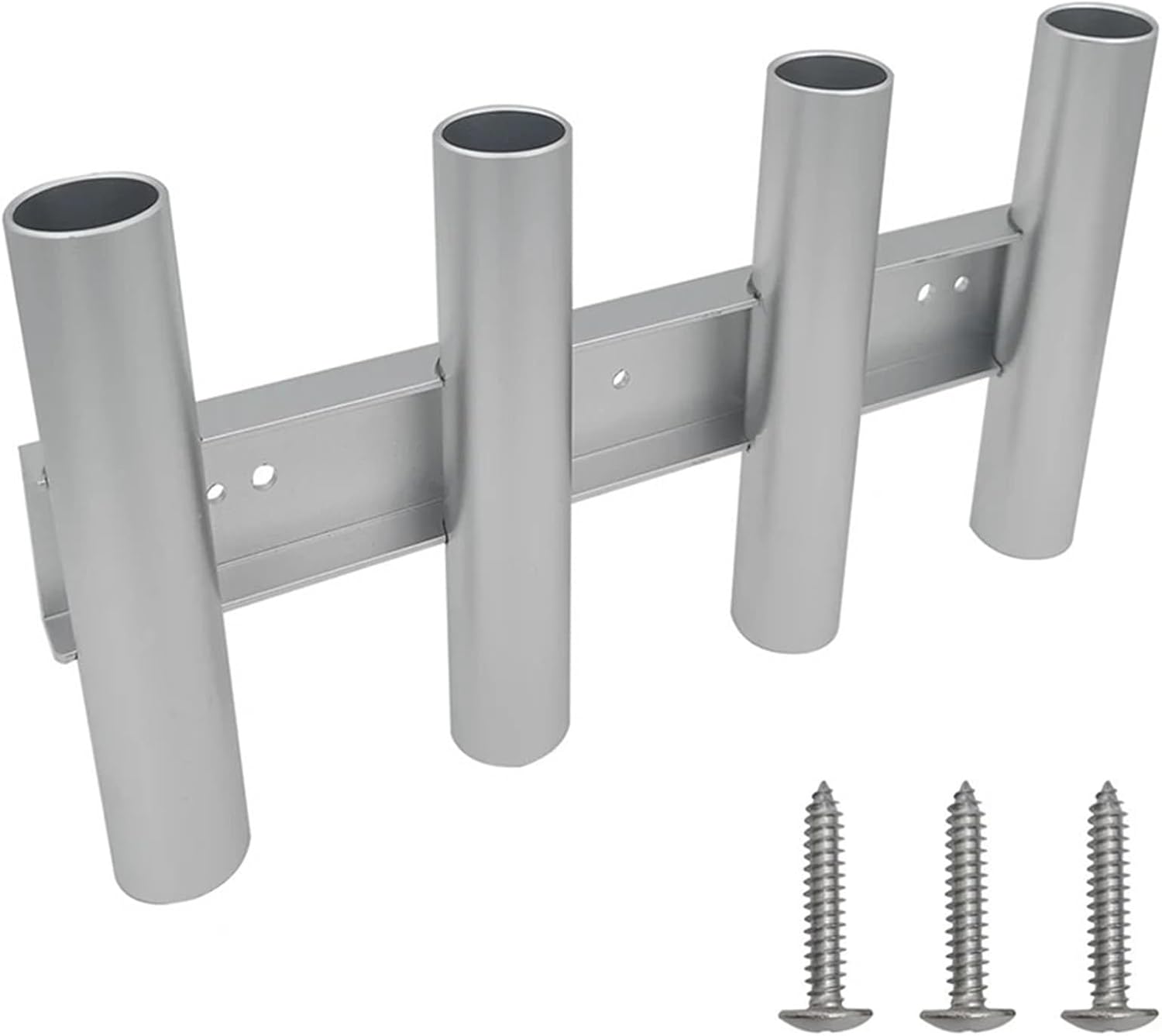 Aluminiumlegierung Rutenhalter Vier-Stab-Kolben Bootsrutenbuchse Rutenhalter 4 Vier-Stab-Lauf