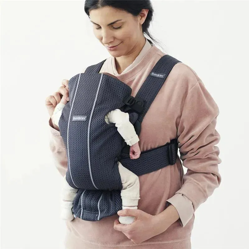 BabyBjorn Babydrager Mini 3D Mesh, Antraciet