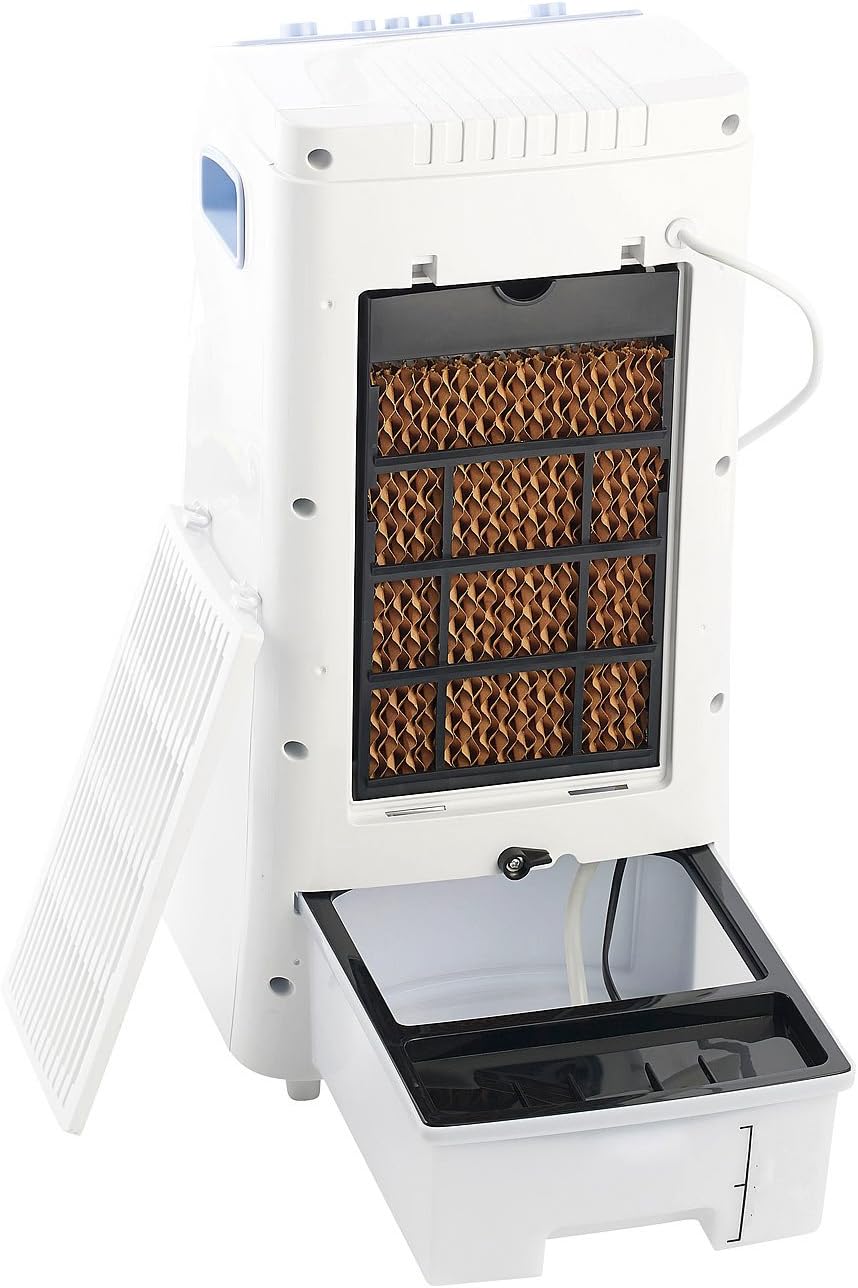 Sichler Haushaltsgeräte Klimagerät Wasserkühlung: Luftkühler mit Wasserkühlung LW-440.w, 65 Watt, Swing-Funktion (Klimaanlage, Ventilator mit, Air)