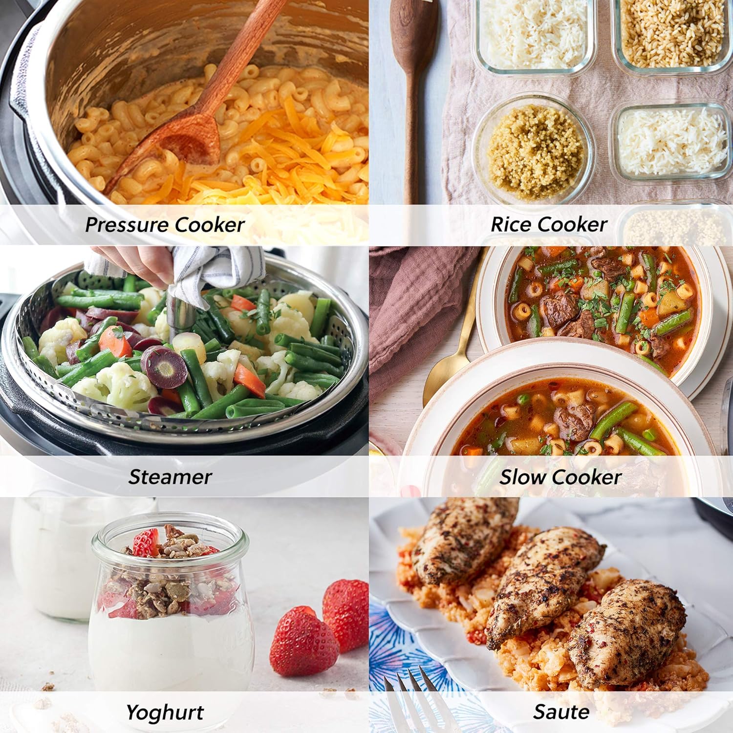 Instant Pot Pro 10-in-1-Elektro-Multikocher 1200 W, 5,7 L – Schnellkochtopf, Schongarer, Reiskocher, Dampfgarer, Sautierpfanne, Sterilisator, Joghurtbereiter, Sous Vide Gert – Schwarzer Edelstahl
