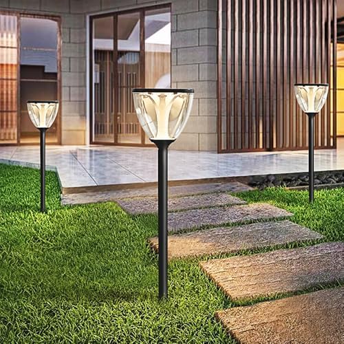 Moderne wasserdichte Gartenlampe, 85 cm, Außen-Landschaftslicht für Villen, Innenhöfe und Häuser, elegante LED-Gartenbeleuchtung (1 Stück)