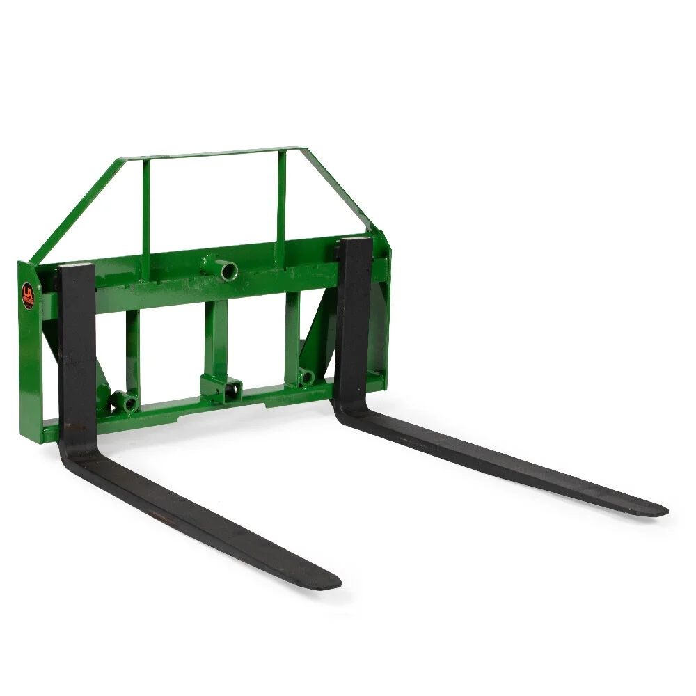 2025 Titan Attachments Palletvorkframe UA, 48�� Vorklepbladen, Compatibel met John Deere Tractoren, 4.500 LB Capaciteit