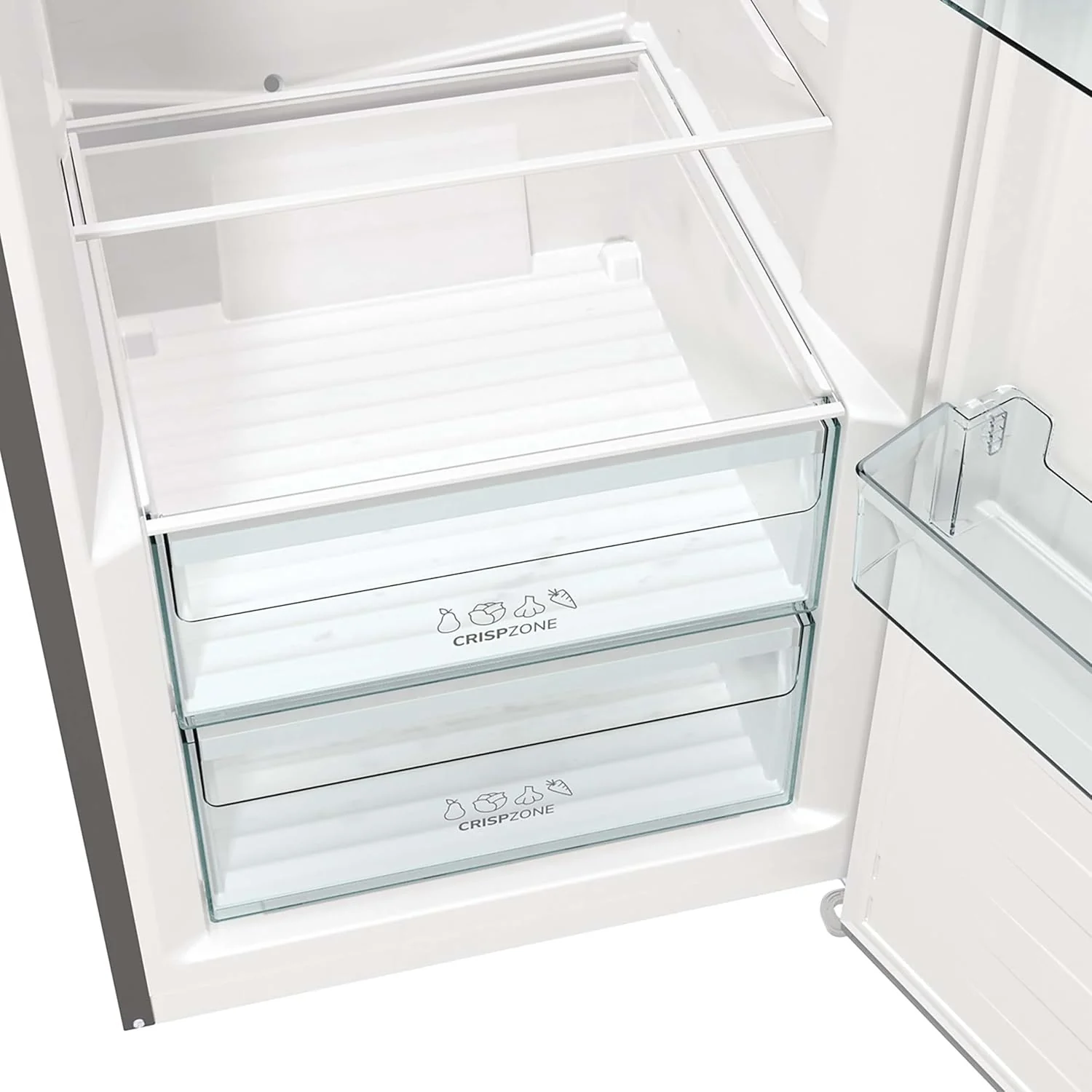 Gorenje R 619 DAXL6 Koelkast/AdaptTech/FreshZone/Snelkoelfunctie/Ventilatiekoelsysteem/LED Display/398l/185cm/EEK D/Roestvrij staal