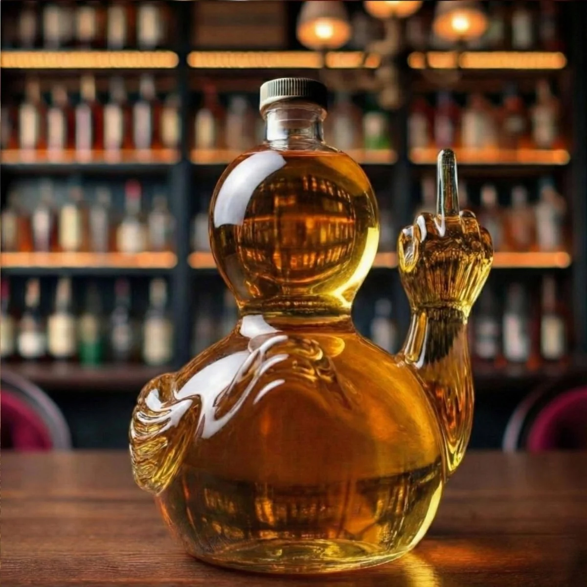 Rebellischer Whiskey-Dekanter