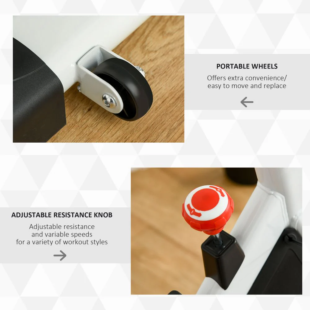2025 HOMCOM Hometrainer met 8kg Vliegwiel