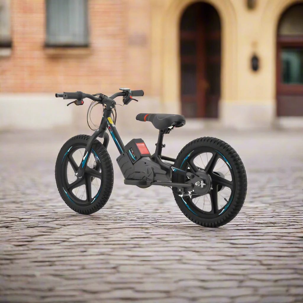 Kids Neo Outlaw 16 inch 250W Electric Balance Bike - Electric Blue