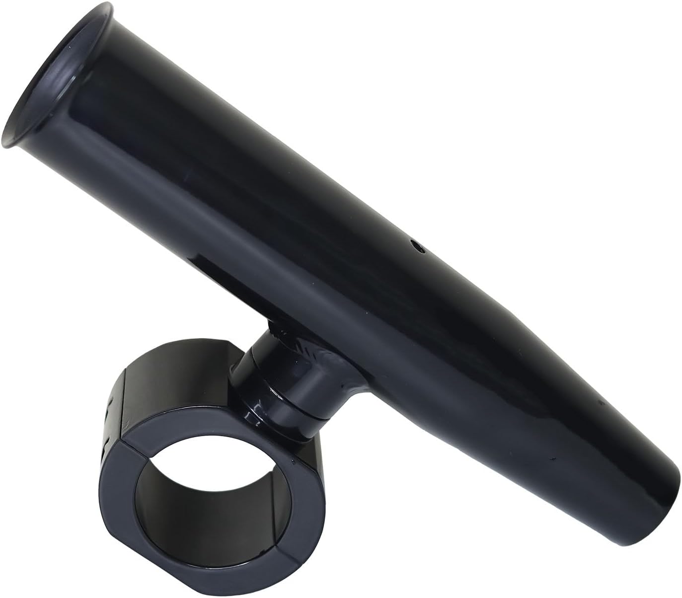Rutenhalter aus Aluminium, Einzelklemme, passend für 3,8 cm, 4,8 cm, 5,1 cm, horizontale oder vertikale Angelboote, Turm/Anlehnpfosten/Schiene