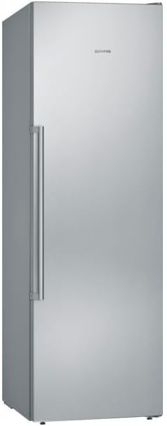 Siemens GS54NAWCV iQ500 Gefrierschrank, 176 x 70 cm, 327 L, noFrost nie wieder abtauen, bigBox Platz für großes Gefriergut, varioZone flexible Glas-und Schubladen, Weiß