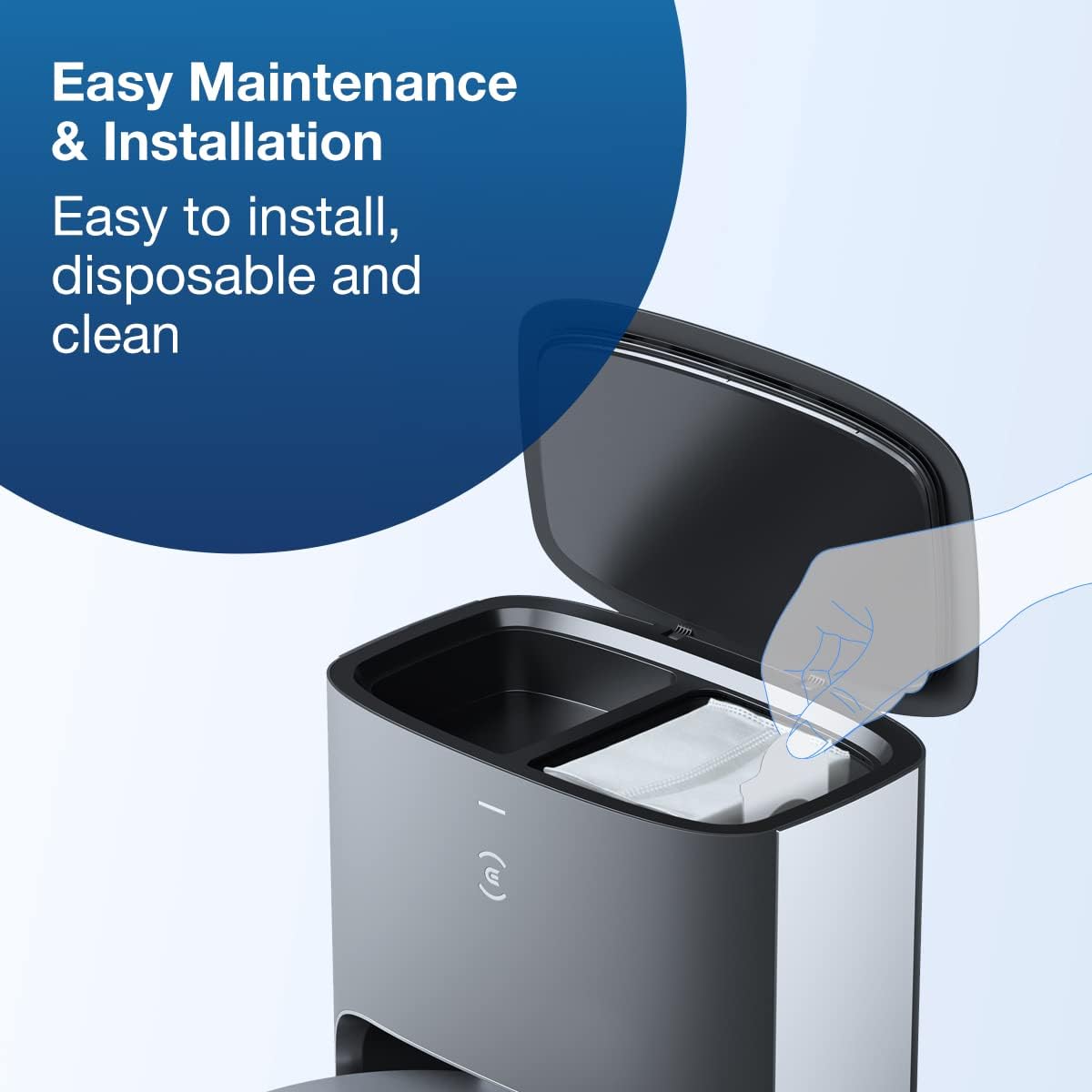 ECOVACS GOAT G1-800 Mhroboter ohne Begrenzungskabel 800㎡, Rasenmher Roboter mit TrueMapping-Multifusionslokalisierung,   Hindernisvermeidung, 16-Zonen-Management, 45% Steigung, Videomanager