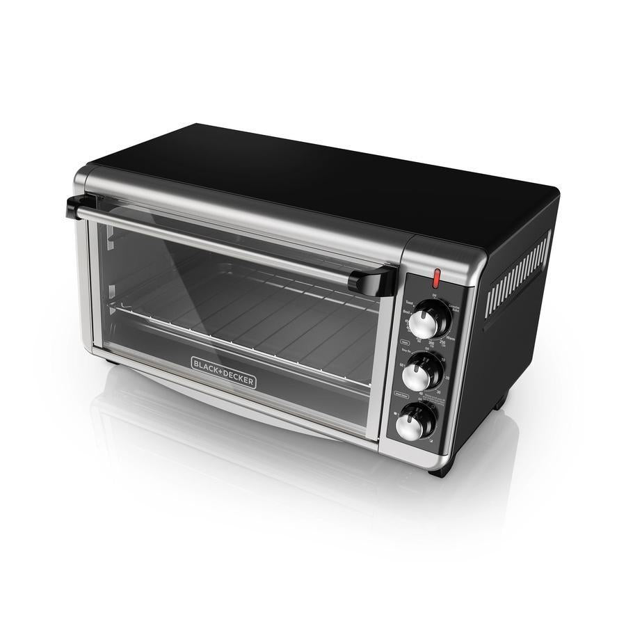 Extra Brede Aanrecht Convector-Oven en Broodrooster voor 8 Sneden