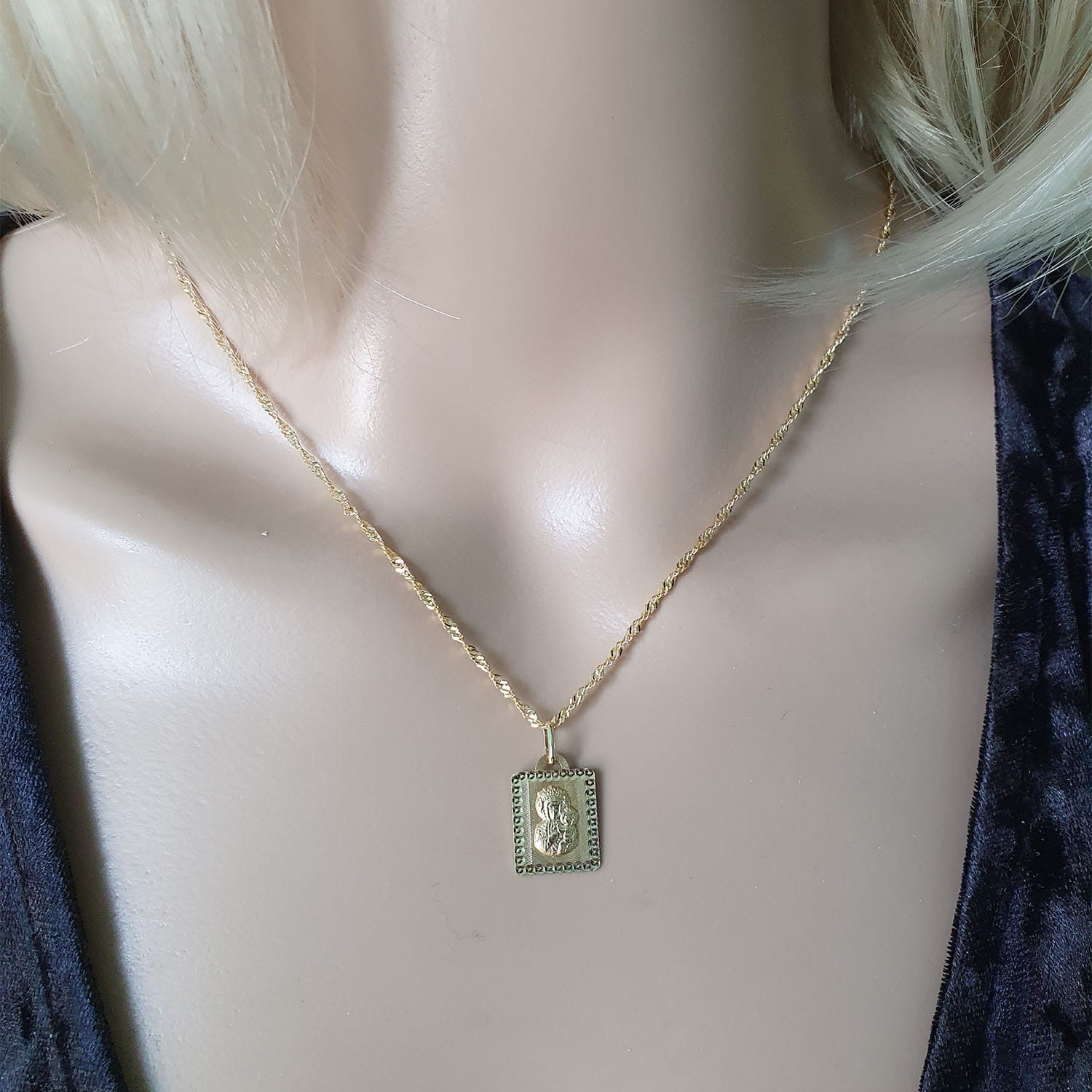 Złoty medalik Próby 585