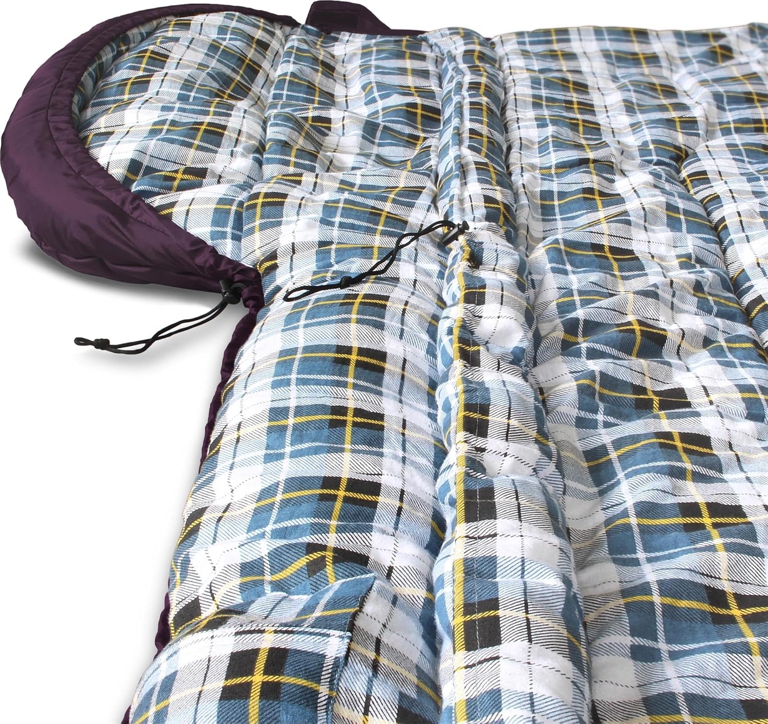 normani 4-in-1-Funktion Extrem Outdoor Schlafsack 'Antarctica' aus Nylon Rip-Stop mit 500 + 250 g/m² Hollow Fiber Füllung 220 x 90 cm