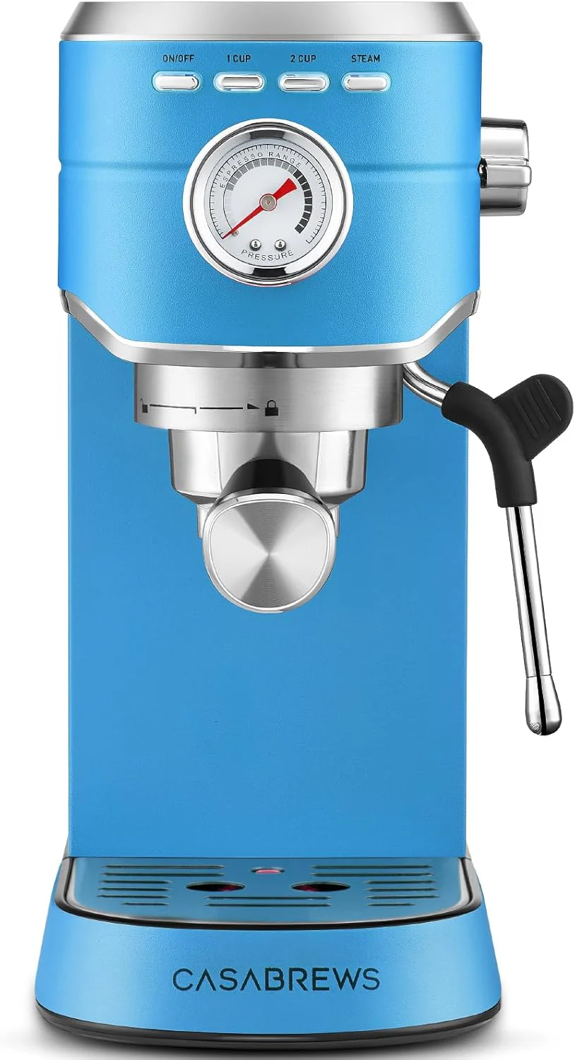 CASABREWS CM5418 Espresso Machine 20 Bar, Compact Espresso Maker with Steam Milk Frother