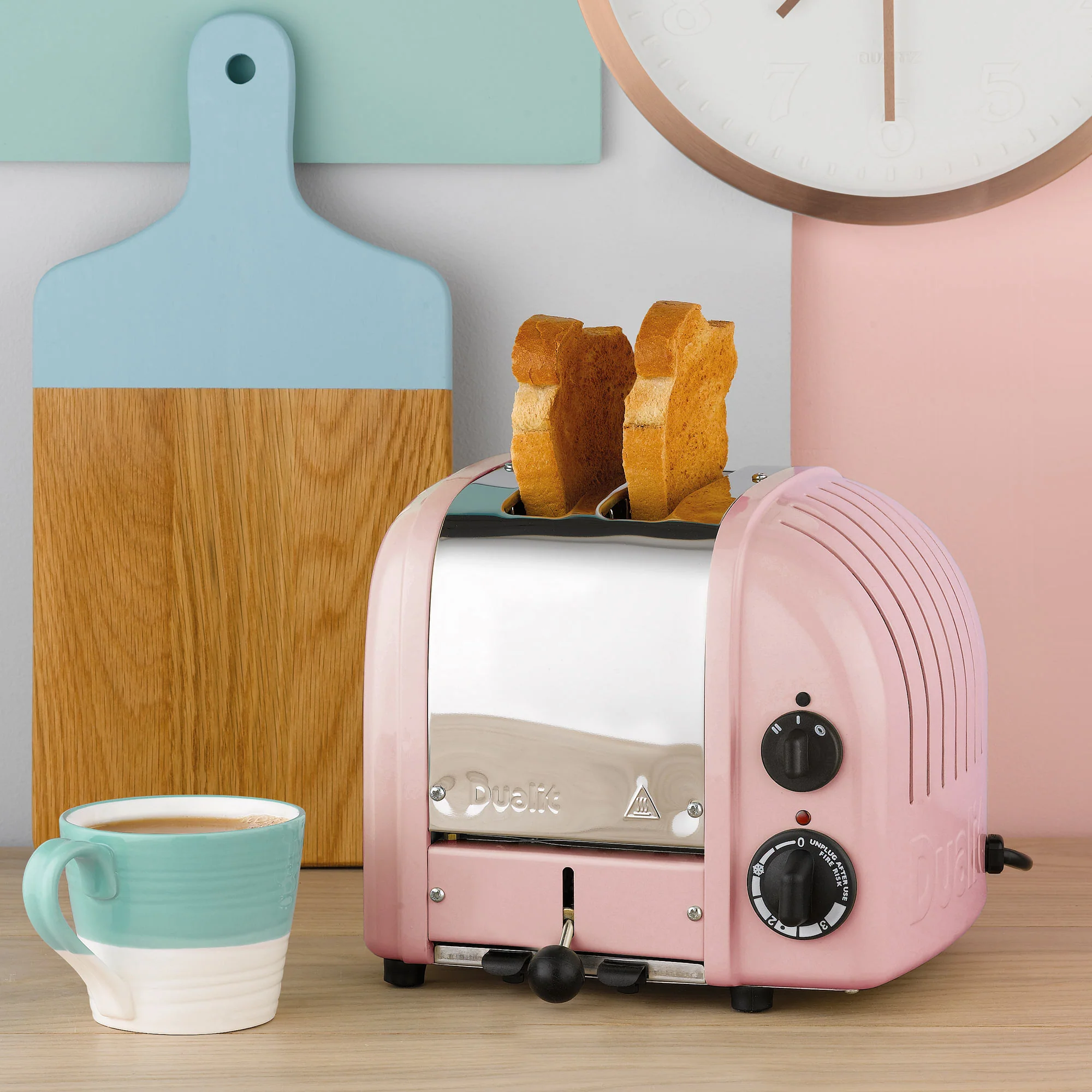 2025 Dualit Toaster Set 3 �C 2-sleuf Toaster met Broodjeshouder en Twee Sandwichklemmen