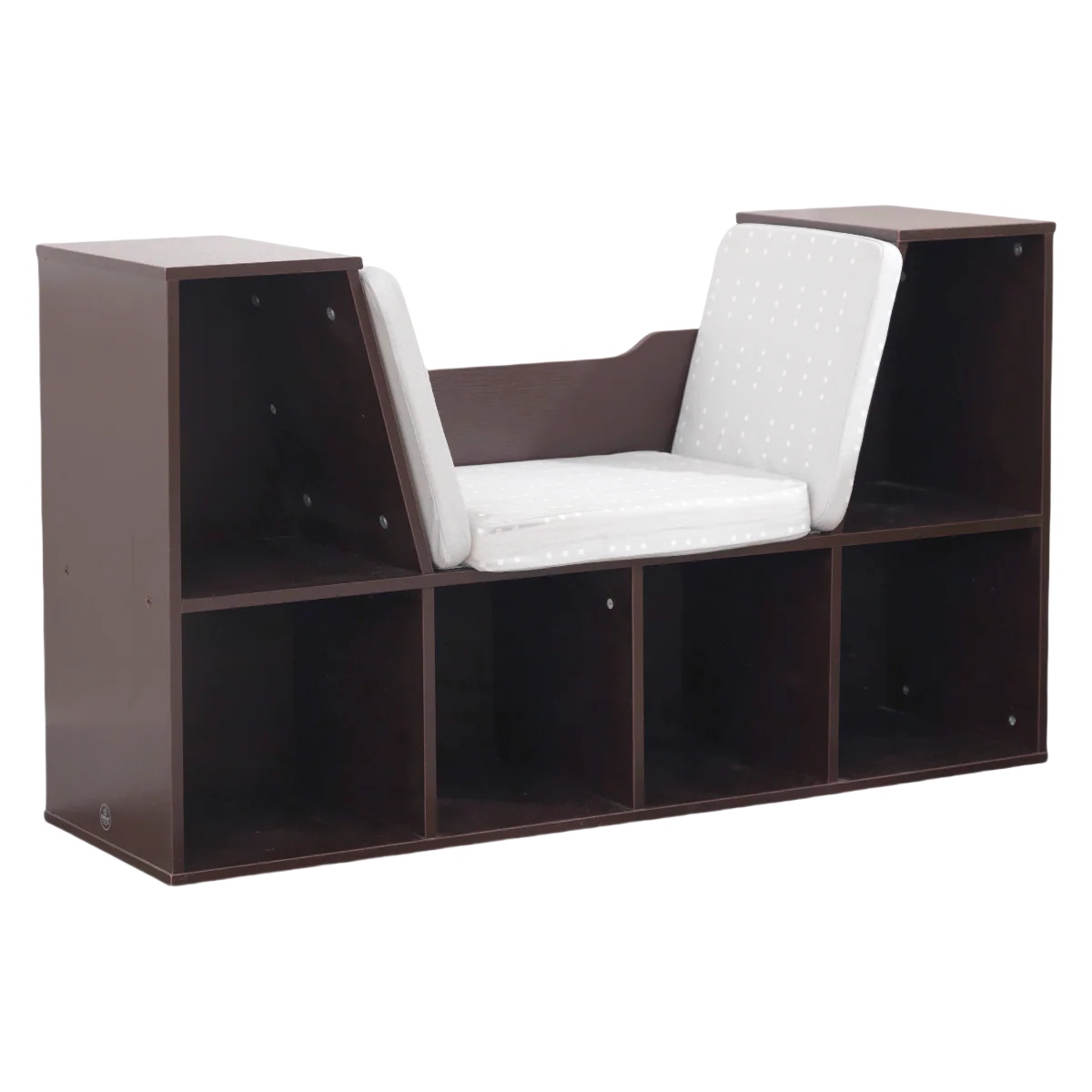 Boekenkast met leeshoek - Espresso