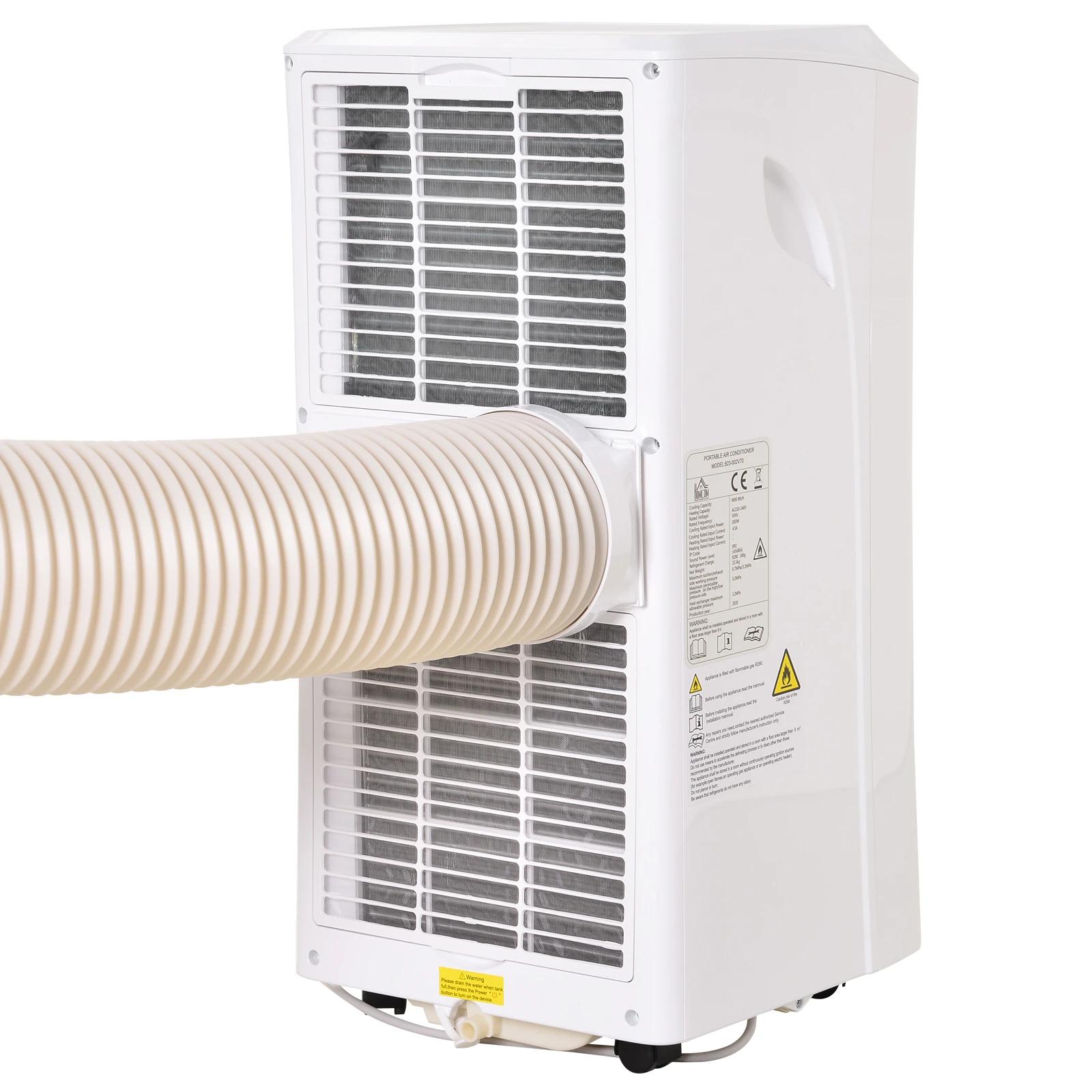 Mobiele airconditioning 3-in-1 airconditioner ontvochtiging 2,6 kW afstandsbediening ABS