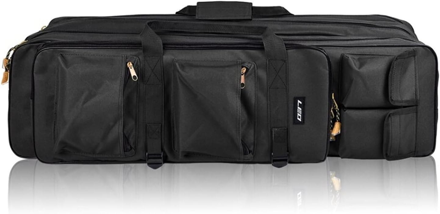 Aufbewahrungstasche für Angelgeräte Outdoor Angelstangenbeutel 3 Schicht Angelbeutel Rucksack 80 cm / 100 cm Angelrute Rolle Trägerbeutel Angeln Pole Tackle Tasche Tragen Fall Rutentaschen