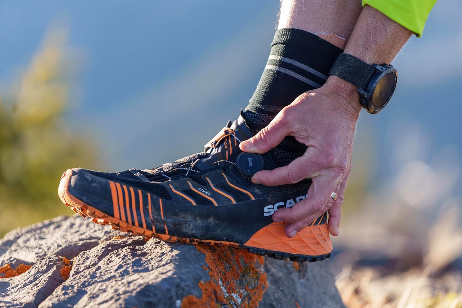 Scarpa Herren Ribelle Run Kalibra HT Schuhe Trailrunningschuhe