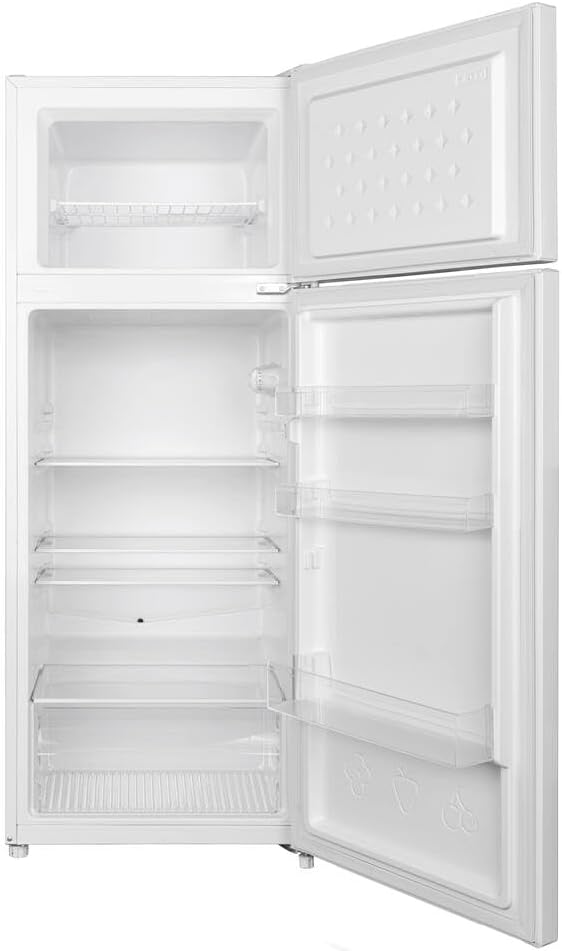 FrigeluX Réfrigérateur Double Porte Blanc RDP216BE 211L