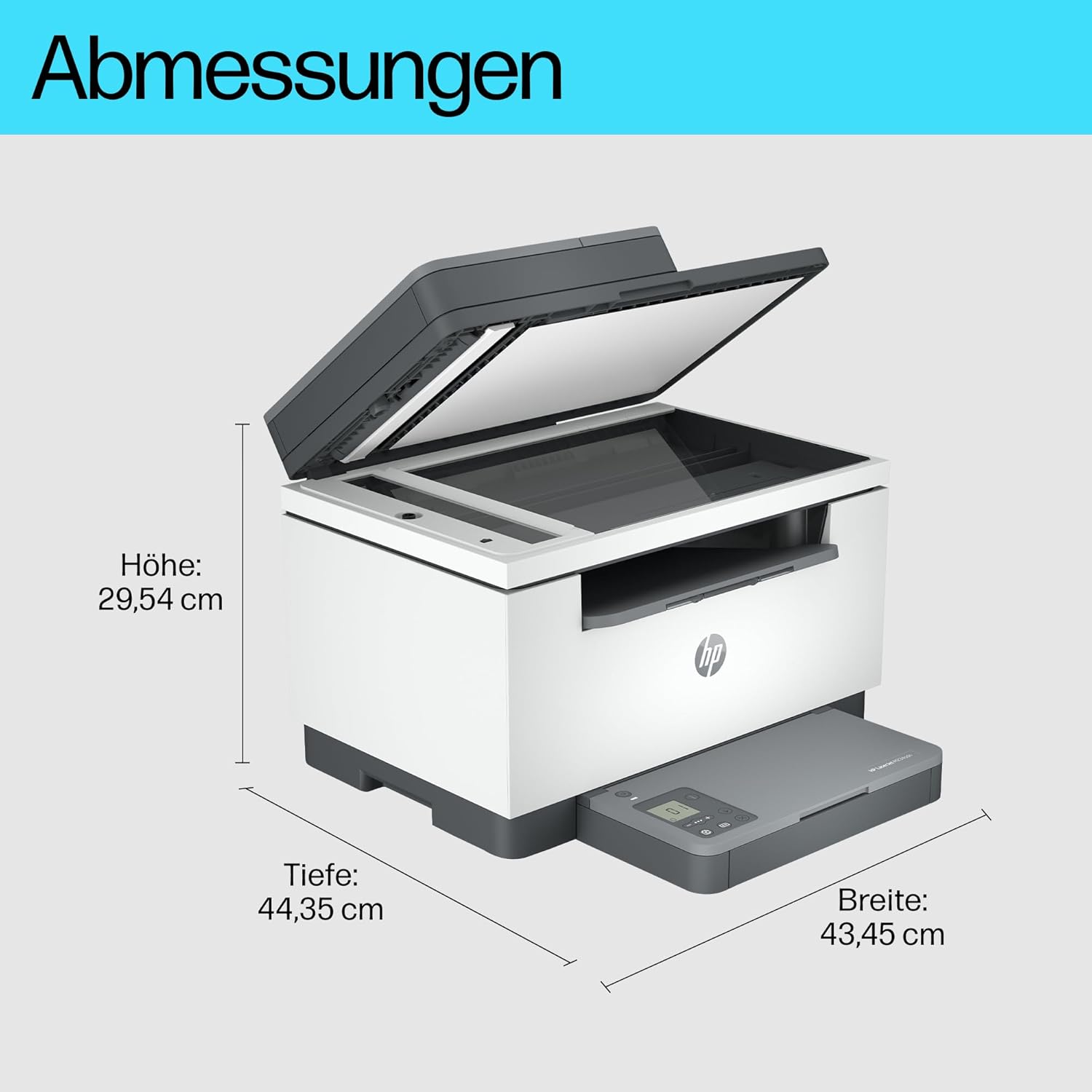 HP LaserJet MFP M235sdw Multifunktions-Laserdrucker Schwarzweiß, Drucken, Kopieren, Scannen, Automat.beidseitiger Druck, Dual-Band Wi-Fi, USB, LAN, HP Smart App, Intelligente Benutzeroberfläche