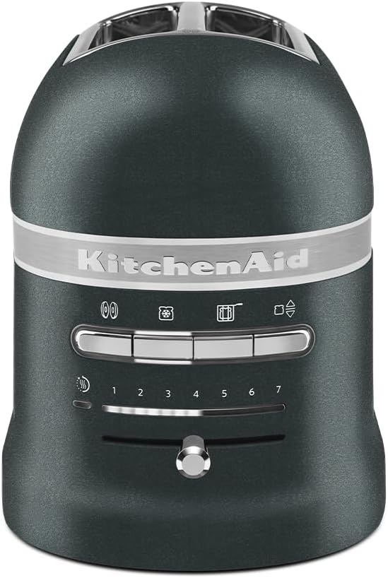 KitchenAid Toaster f��r 2 Scheiben mit Sandwich-Zange | Artisan | Retro Toast Machine | Verschiedene Funktionen und Br?unungsstufen | Gr��n
