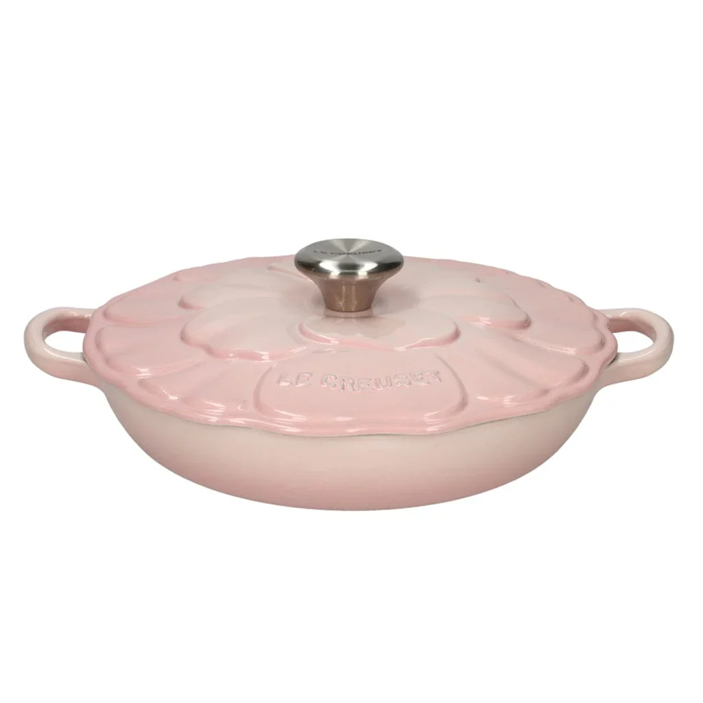 2025 Le Creuset - Cacerola Campagnard Signature Blossom 26 cm Rosa Concha