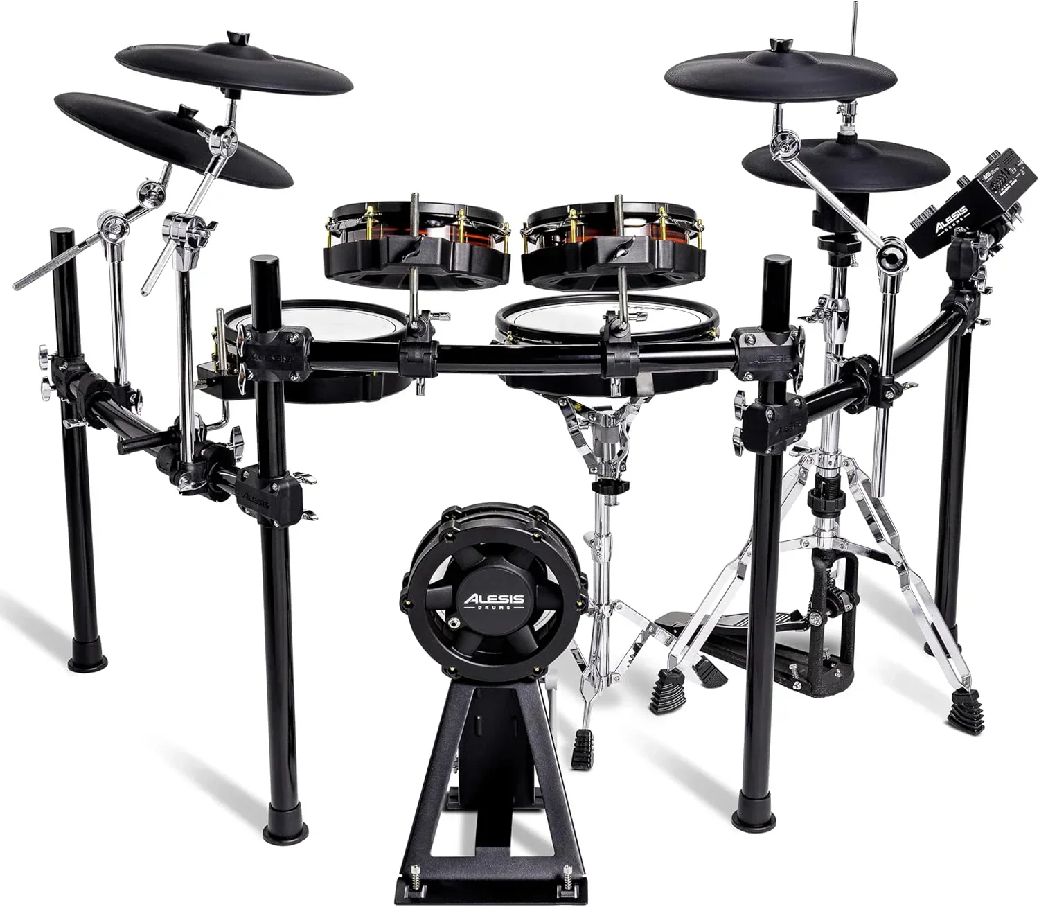 Alison Strata Prime Electronic Drum Set with Touch Screen Dual Area Grid Head