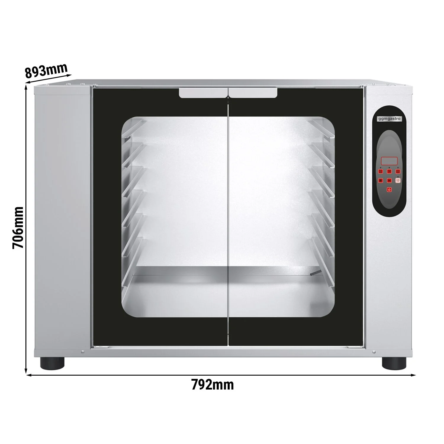 Heveskap - digital styring - 12x EN 600x400 mm eller GN 1/1 - passer til KDV & BHV-serie